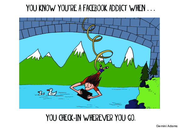 Are You Addicted to Facebook? Check In! 