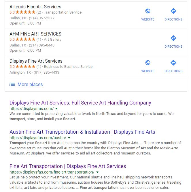 Rank for National Search Terms
