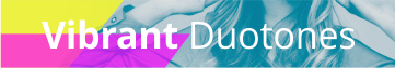 Vibrant Duotones Website Design