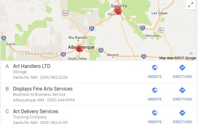 Local Search Example Albuquerque