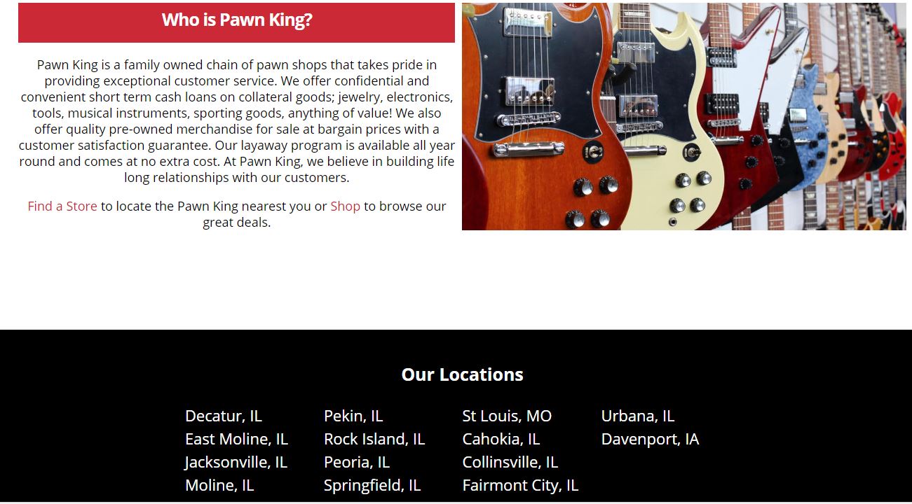Locations Footer Example