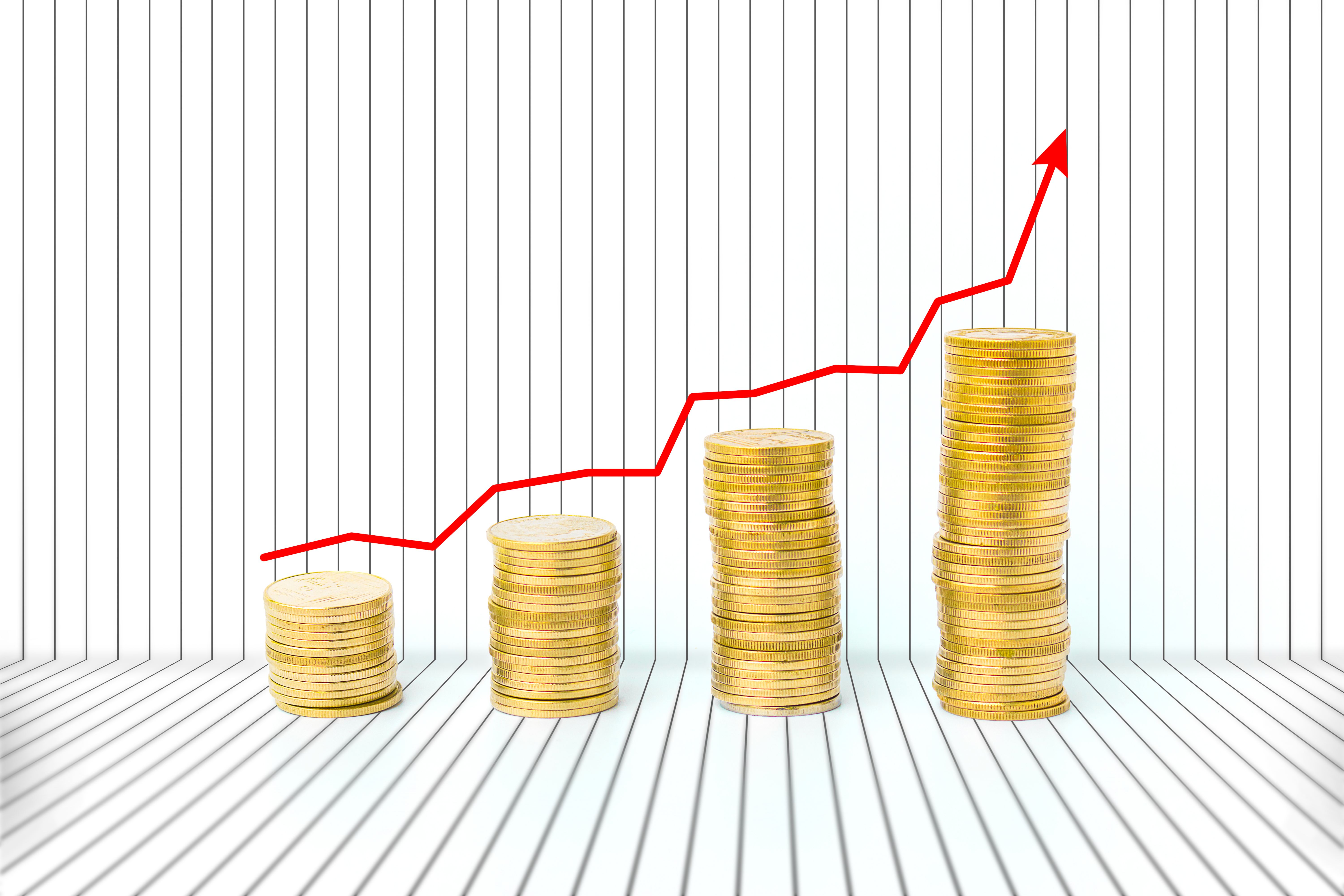 revenue up and to the right