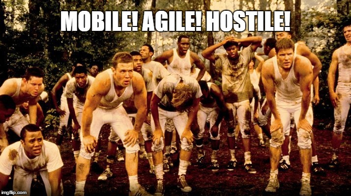 mobile agile hostile scene from remember the titans