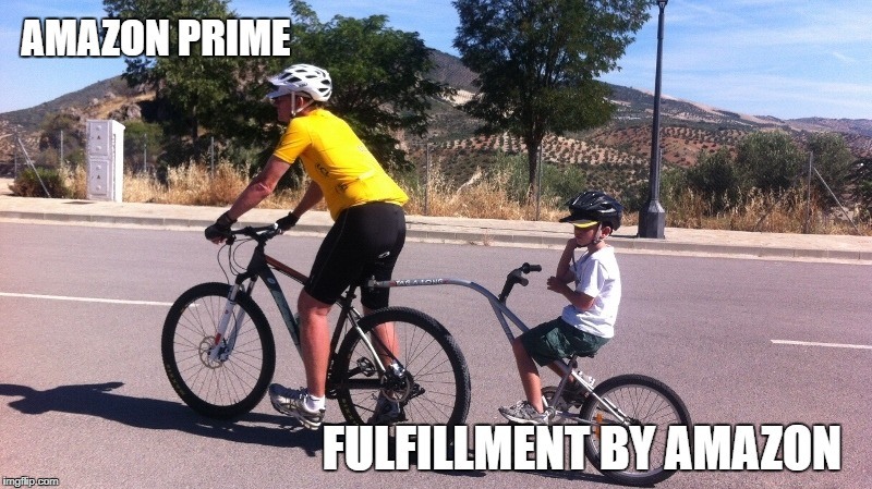 Fulfillment by Amazon goes with Amazon Prime